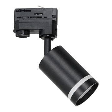 Спот за 3-фазна релсова система PIPE 1xGU10/25W/230V черен