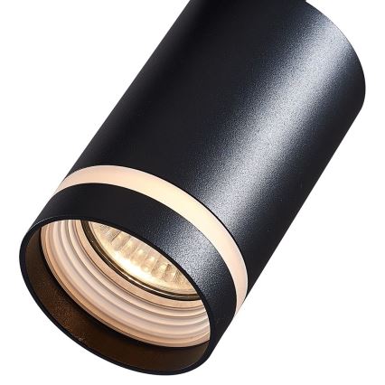 Спот за 3-фазна релсова система PIPE 1xGU10/25W/230V черен