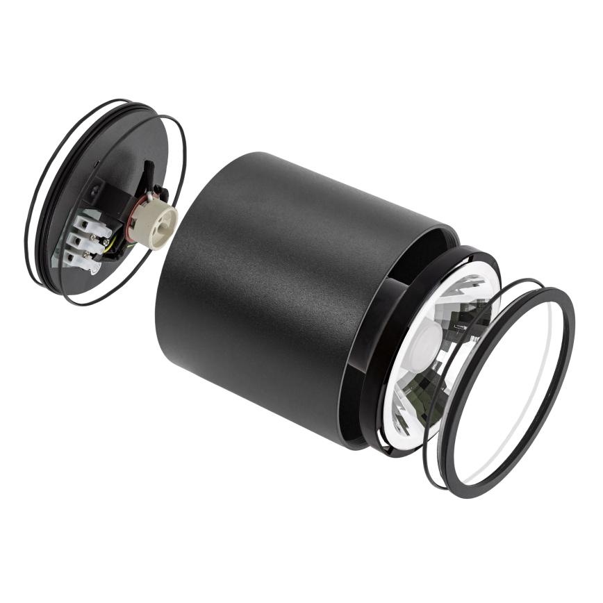 Спот за баня CHLOE AR111 1xGU10/12W/230V IP65 кръгла черен