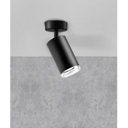 Спот за баня TURYN 1xGU10/10W/230V IP44 черен