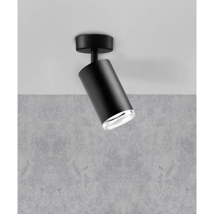 Спот за баня TURYN 1xGU10/10W/230V IP44 черен