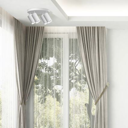 Спот за баня TURYN 4xGU10/10W/230V IP44 бял
