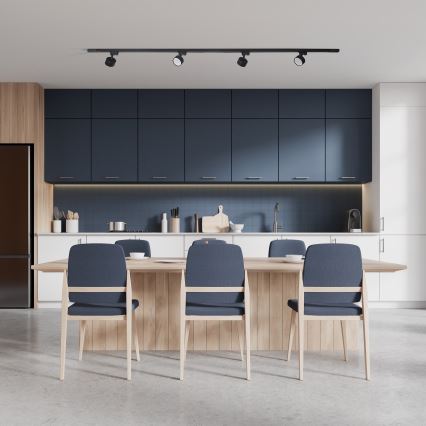 Спот за 1-фазна релсова система AVIA 1xGX53/15W/230V черен