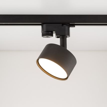 Спот за 1-фазна релсова система AVIA 1xGX53/15W/230V черен