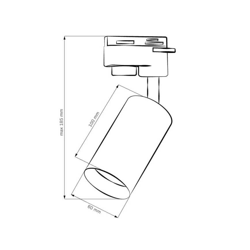 Спот за релсова система MARIBEL 1xGU10/10W/230V златист