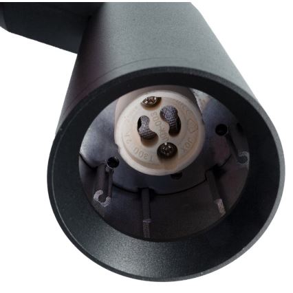 Спот за релсова система MICA 1xGU10/25W/230V 3-фазен черен