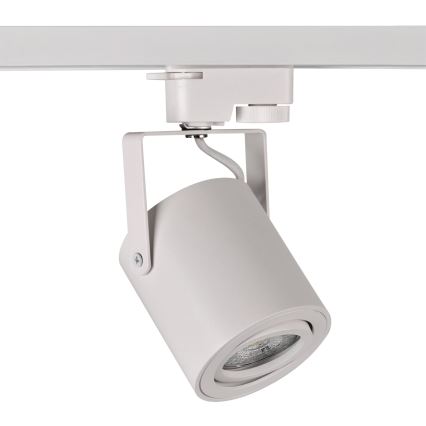 Спот за релсова система MINOR 3xGU10/10W/230V + 1 м релса система бял