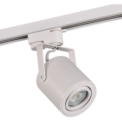 Спот за релсова система MINOR 3xGU10/10W/230V + 1 м релса система бял