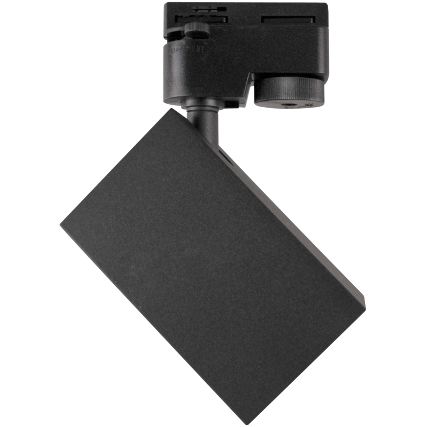 Спот за релсова система SQUARE 1xGU10/10W/230V черен