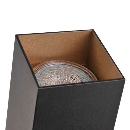 Спот за релсова система SQUARE 1xGU10/10W/230V черен