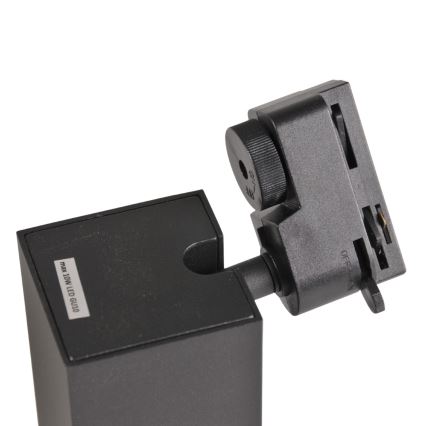 Спот за релсова система SQUARE 1xGU10/10W/230V черен