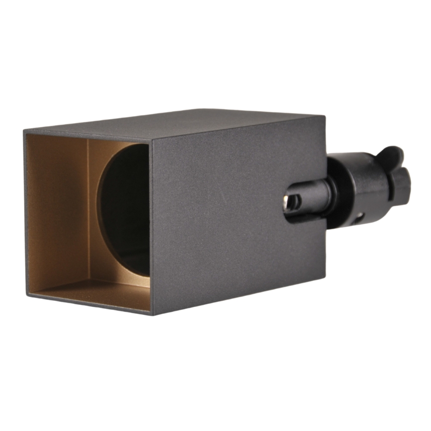 Спот за релсова система SQUARE 1xGU10/10W/230V черен