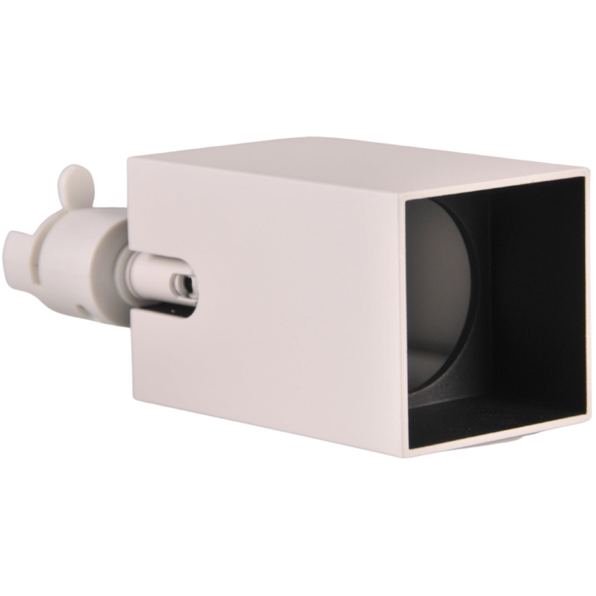 Спот за релсова система SQUARE 3xGU10/10W/230V + 1 м релса система бял