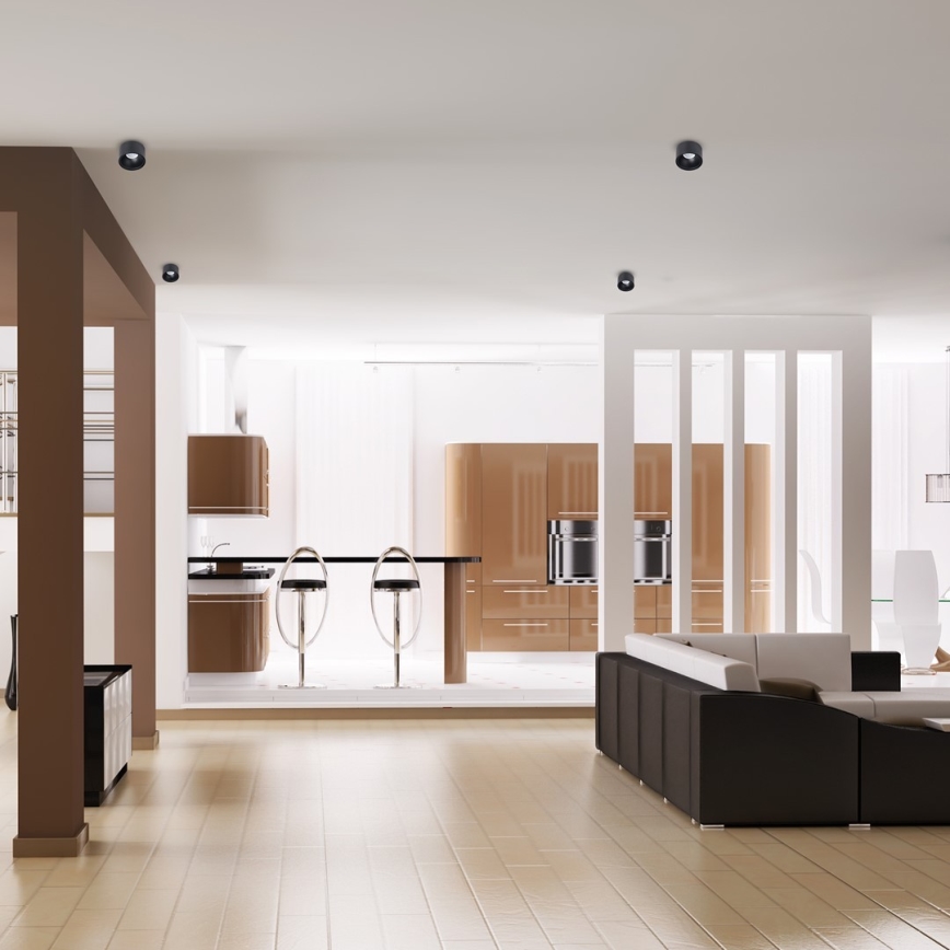 Спот за вграждане BALI 1xGU5,3/MR16/25W/12V кръгъл черен