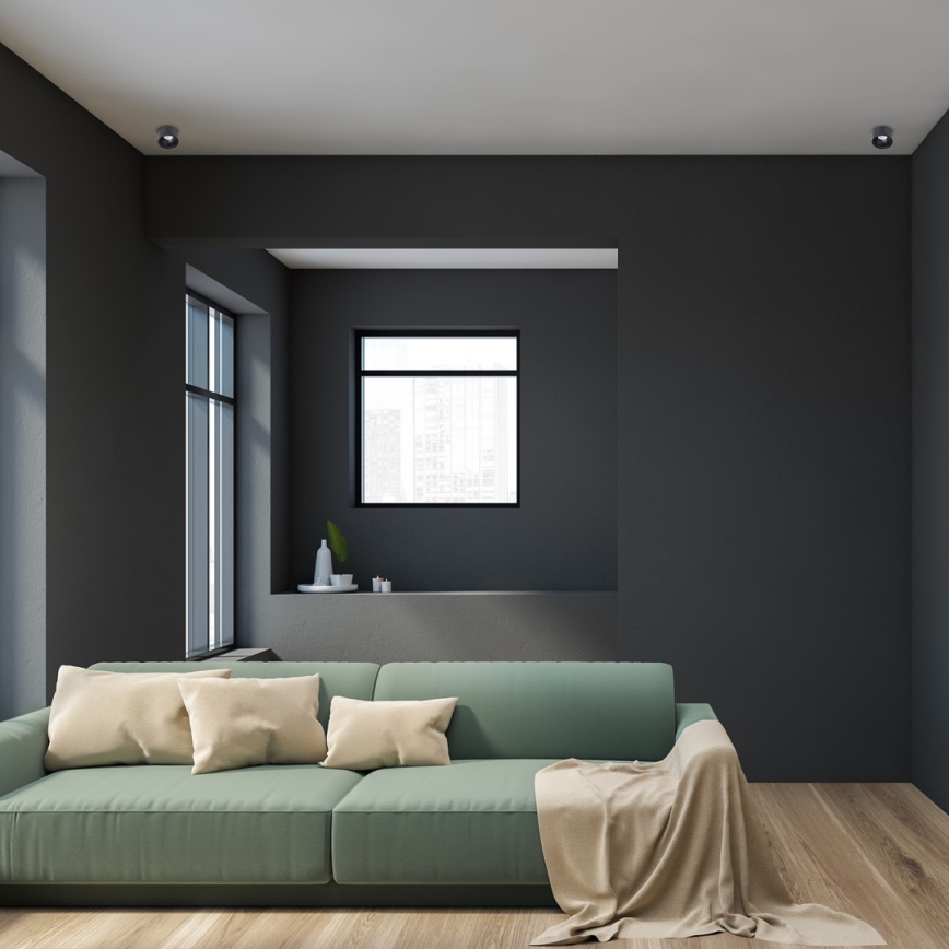 Спот за вграждане BALI 1xGU5,3/MR16/25W/12V кръгъл черен