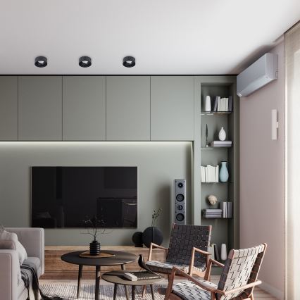 Спот за вграждане BALI 1xGU5,3/MR16/25W/12V кръгъл черен