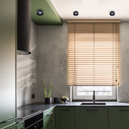 Спот за вграждане BALI 1xGU5,3/MR16/25W/12V кръгъл черен