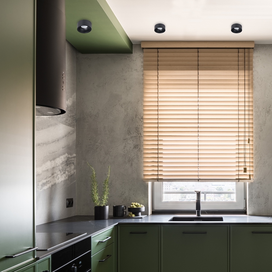 Спот за вграждане BALI 1xGU5,3/MR16/25W/12V кръгъл черен