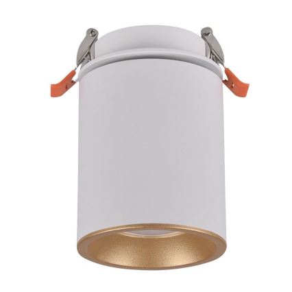 Спот за вграждане HARON 1xGU10/10W/230V бял/златист