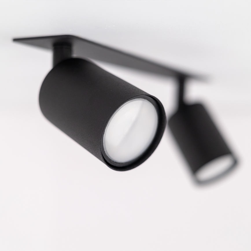 Спот за вграждане NEX 2xGU10/10W/230V черен