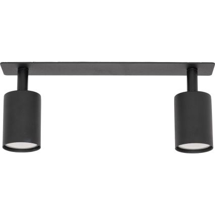 Спот за вграждане NEX 2xGU10/10W/230V черен