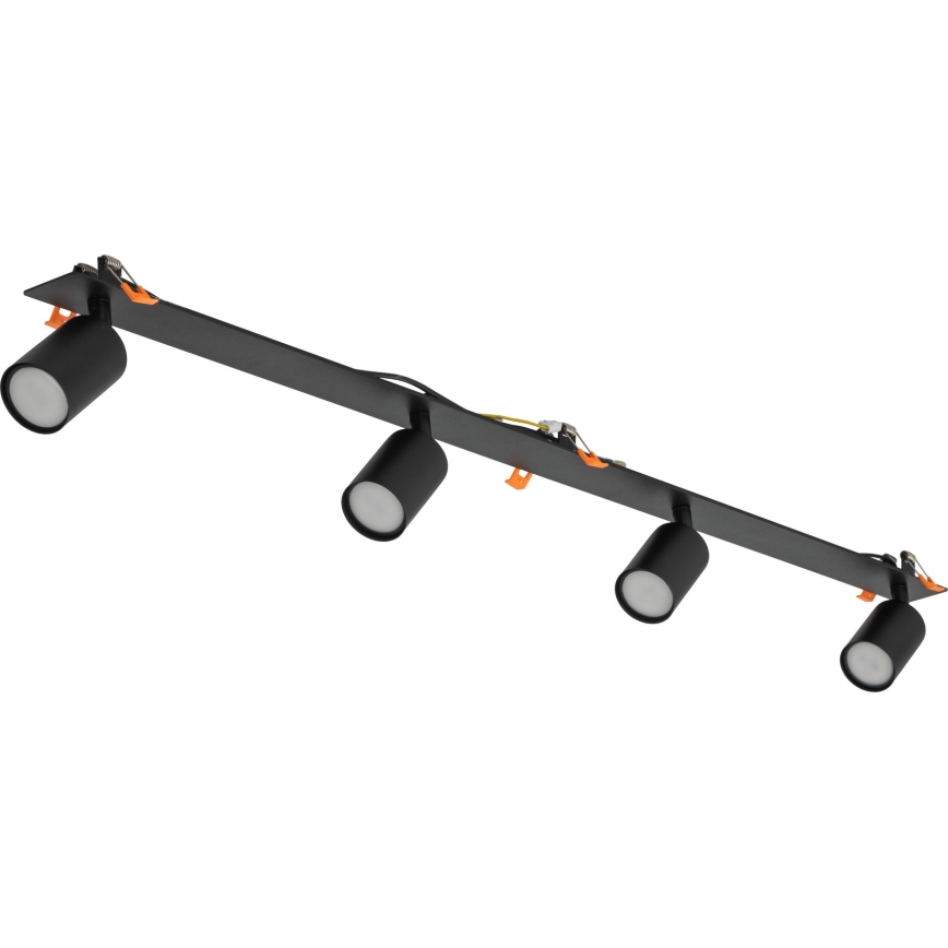 Спот за вграждане NEX 4xGU10/10W/230V черен