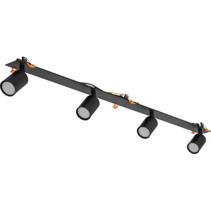 Спот за вграждане NEX 4xGU10/10W/230V черен