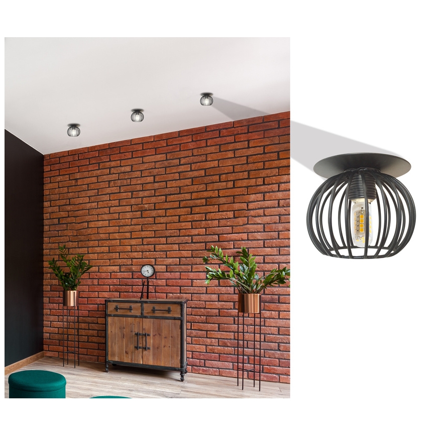 Спот за вграждане SK 93 1xG9/40W/230V черен