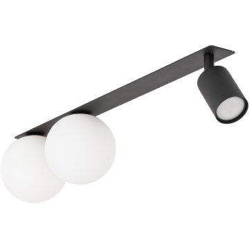 Спот за вграждане VOX 2xG9/8W/230V + 1xGU10/10W черен