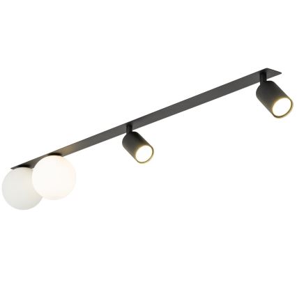 Спот за вграждане VOX 2xG9/8W/230V + 2xGU10/10W черен