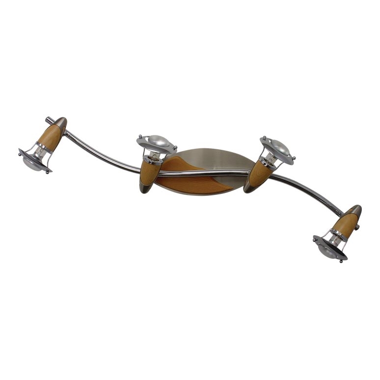 Спот ZEUS 4xE14/40W/230V каучуково дърво