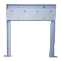 Сребриста конструкция 45x49,4 см
