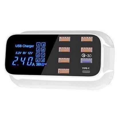 Станция за зареждане 8xUSB 40W/230V