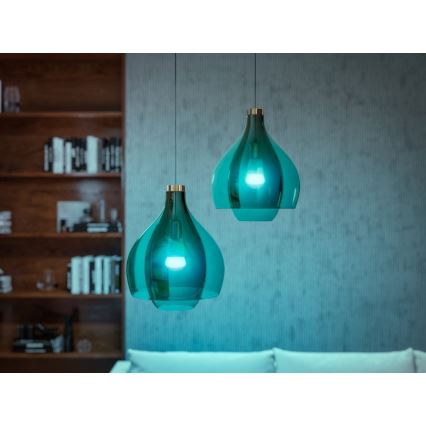 Основен комплект Philips Hue WHITE AND COLOR AMBIANCE 2xE27/9W/230V 2000-6500K + Hue bridge