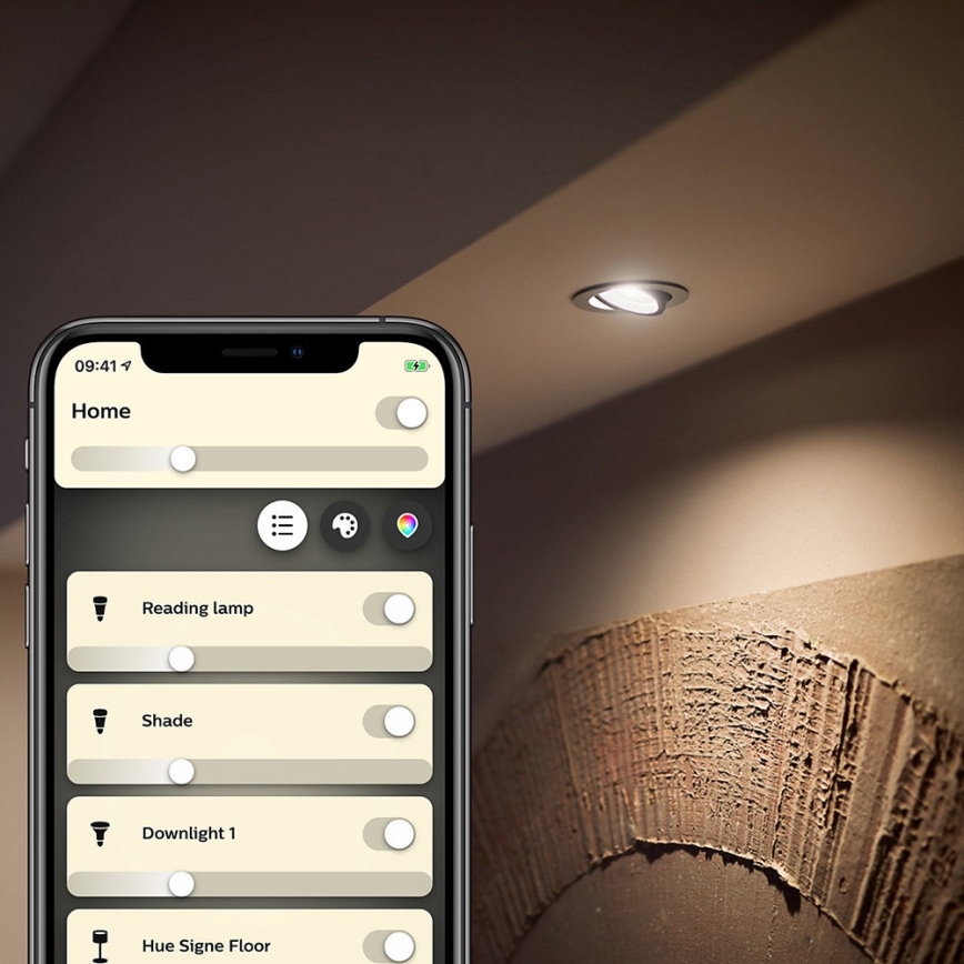 Основен комплект Philips Hue WHITE AND COLOR AMBIANCE 2xE27/9W/230V 2000-6500K + Hue bridge