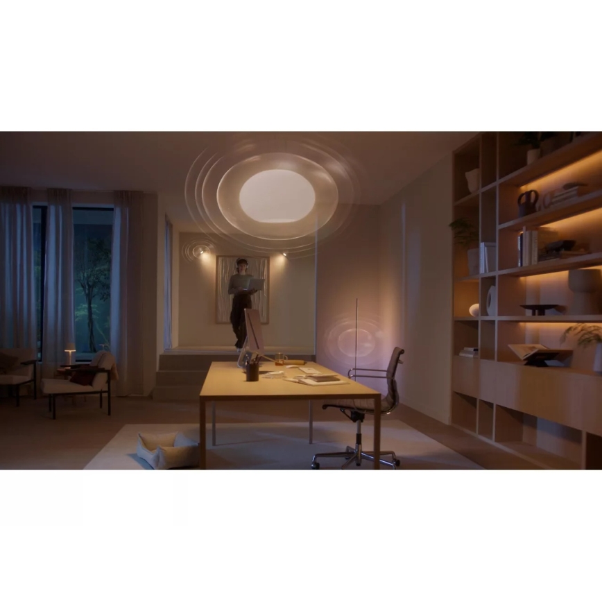 Стартов комплект Philips Hue WHITE AND COLOR AMBIANCE 3xGU10/4,2W 2000-6500K + Hue bridge и димиращ ключ