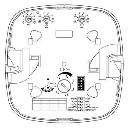 Steinel 002817 - Детектор за присъствие HF 360 DALI-2 APC бял