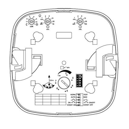 Steinel 003005 - Детектор за присъствие Dual HF DALI-2 APC бял