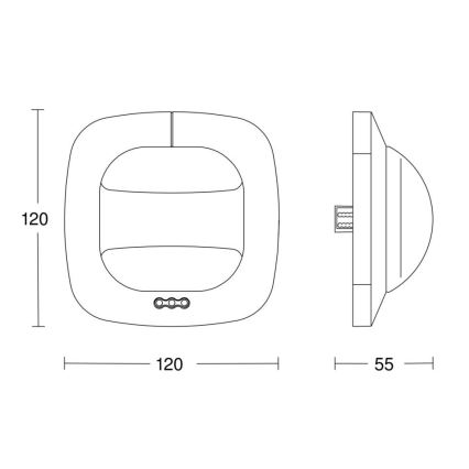 Steinel 003005 - Детектор за присъствие Dual HF DALI-2 APC бял