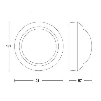 STEINEL 006532 - Екстериорен сензор за движение IS360-3 бял IP54