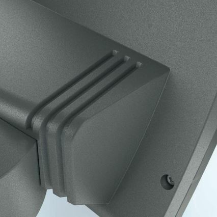 Steinel 012076 - Външна, настенна лампа с детектор XLED curved LED/10,5W/230V IP44
