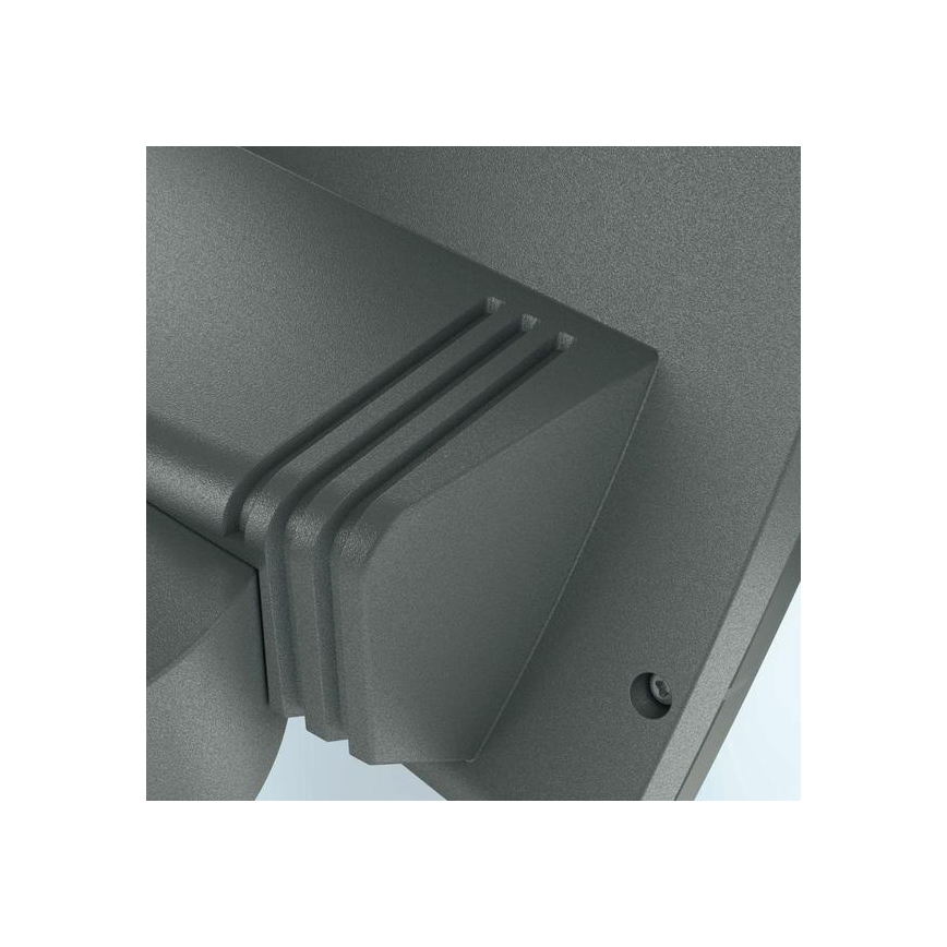 Steinel 012076 - Външна, настенна лампа с детектор XLED curved LED/10,5W/230V IP44