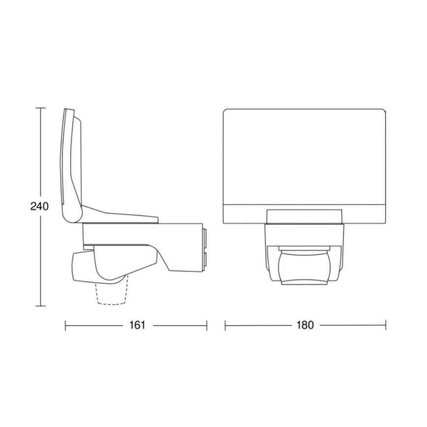 STEINEL 030056 - LED Прожектор със сензор за движение XLED Home 2 XL LED/20W/230V IP44
