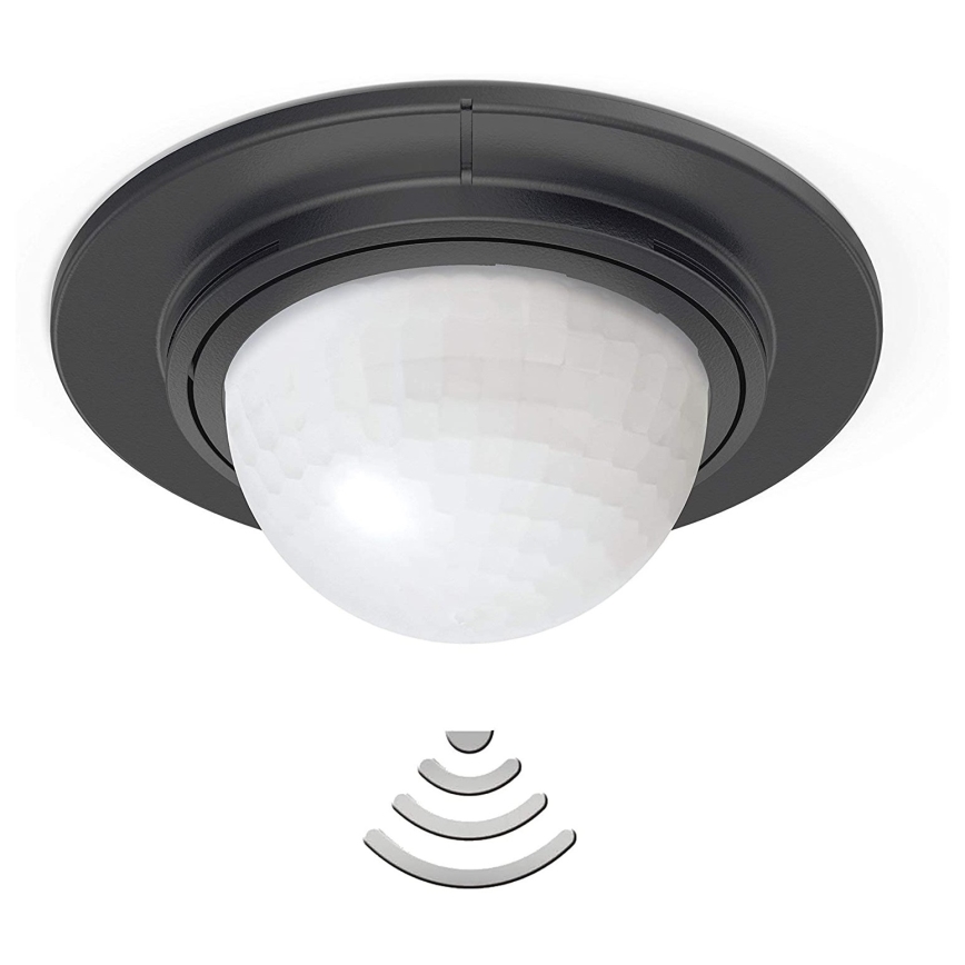 STEINEL 032852 - Екстериорен сензор за движение за вграждане IS360-1DE черен IP54