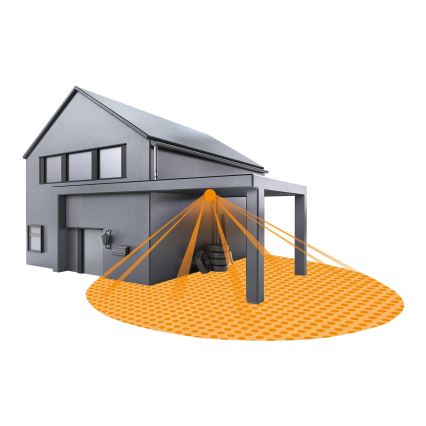 STEINEL 032852 - Екстериорен сензор за движение за вграждане IS360-1DE черен IP54