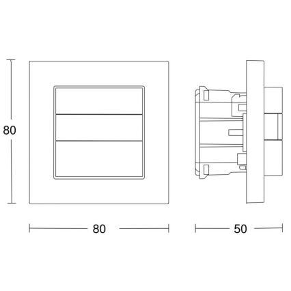 STEINEL 032883 - Сензор за движение HF180 COM1 230V бял