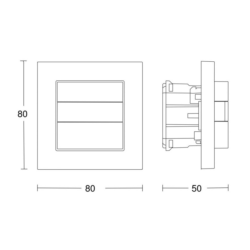 STEINEL 032883 - Сензор за движение HF180 COM1 230V бял