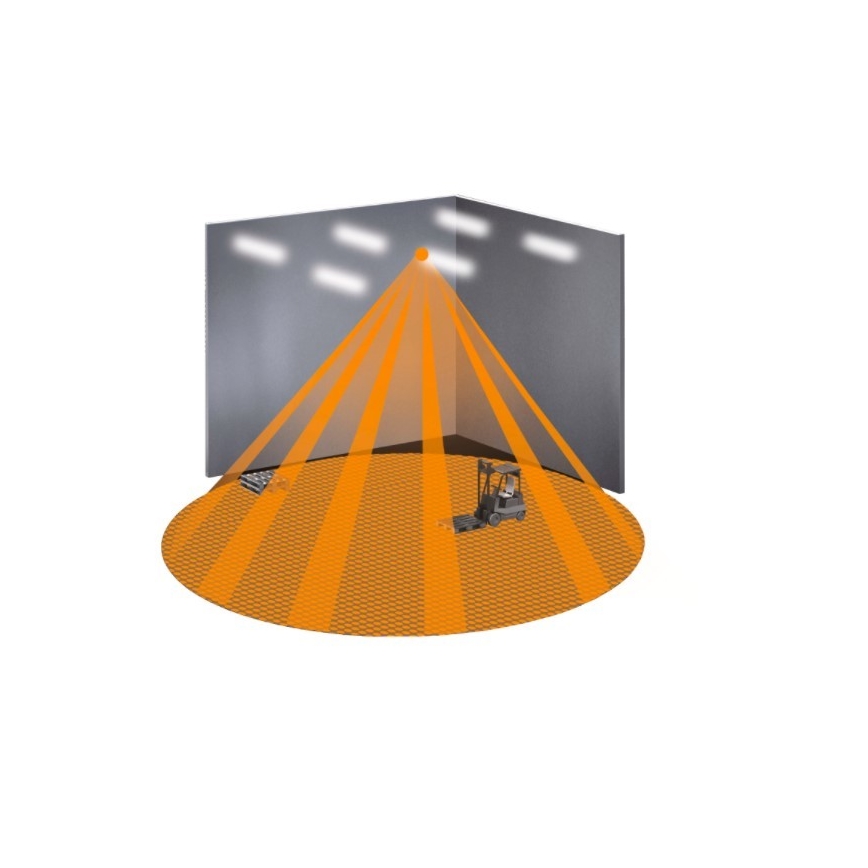 STEINEL 033569 - Екстериорна сензор на движение IS 3360 MX Highbay бял IP54