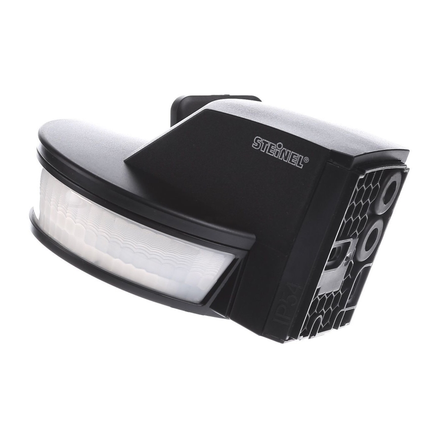 STEINEL 034979 - Екстериорен сензор за движение SenslQ S черен IP54 + дистанционно управление