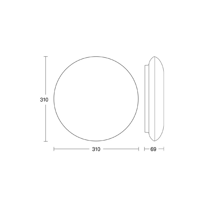Steinel 035440 - LED Екстериорна лампа със сензор QUATTRO LED/10W/230V IP54